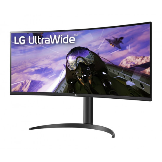 LG 34WP65CP-B, 34" UltraWide AG, Curved VA, 5ms, 1ms MBR, CR 3000:1, 300 cd/m2, 21:9, QHD 3440x1440, HDR10, AMD FreeSync, sRGB 99%, 160Hz, HDMI, DisplayPort, Speaker Maxx Audio 7Wx2, Tilt, Height Adjustable, Headphone Out, Black LG 34WP65CP-B, 34" UltraWide AG, Curved VA, 5ms, 1ms MBR, CR 3000:1, 300 cd/m2, 21:9, QHD 3440x1440, HDR10, AMD FreeSync, sRGB 99%, 160Hz, HDMI, DisplayPort, Speaker Maxx Audio 7Wx2, Tilt, Height Adjustable, Headphone Out, Black