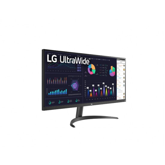LG 34WQ500-B, 34" UltraWide AG, IPS Panel, 5ms, 1ms MBR, 1000:1, 400 cd/m2, 21:9, 2560x1080, 100 Hz, HDR 10, sRGB over 99% , AMD FreeSync, 100Hz, HDMI, Tilt, Height Adjustable, Reader Mode, Headphone Out, Black LG 34WQ500-B, 34" UltraWide AG, IPS Panel, 5ms, 1ms MBR, 1000:1, 400 cd/m2, 21:9, 2560x1080, 100 Hz, HDR 10, sRGB over 99% , AMD FreeSync, 100Hz, HDMI, Tilt, Height Adjustable, Reader Mode, Headphone Out, Black