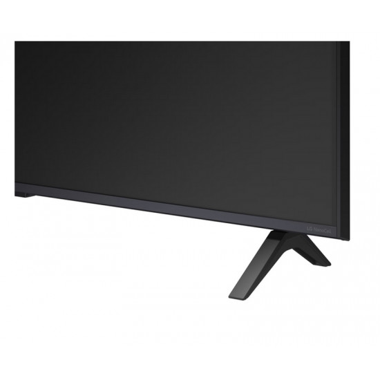 Телевизор LG 43NANO80A3B, 43" 4K HDR Smart Nano Cell TV, 3840x2160, DVB-T2/C/S2, AI Alpha 7, HDR 10 PRO, webOS 25, ThinQ AI, VRR, ALLM, HGiG, WiFi, Clear Voice, AI Upscaling, Bluetooth, Hdmi e-ARC , CI, LAN, AirPlay2, Chromecast, 2 Pole stand, Black