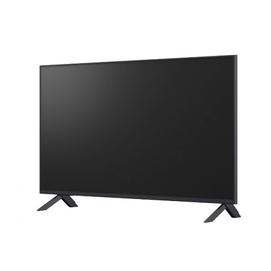 Телевизор LG 43QNED82A3B, 43" 4K QNED HDR Smart TV, 3840x2160, DVB-T2/C/S2, Alpha 7 AI Processor, HDR10 / HLG, webOS 25 ThinQ, VRR / ALLM / HGiG, 4K Upscaling, WiFi 5, Voice Controll, Bluetooth 5, AirPlay 2, LAN, CI, HDMI, SPDIF, Google Cast, 2 pole 