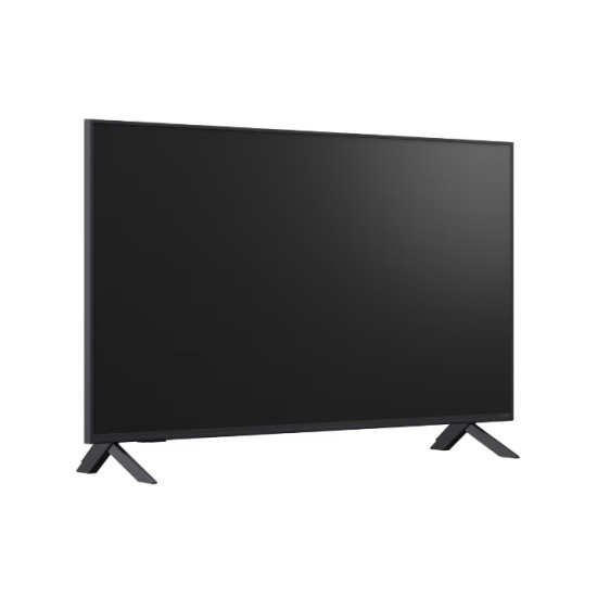 Телевизор LG 43QNED82A3B, 43" 4K QNED HDR Smart TV, 3840x2160, DVB-T2/C/S2, Alpha 7 AI Processor, HDR10 / HLG, webOS 25 ThinQ, VRR / ALLM / HGiG, 4K Upscaling, WiFi 5, Voice Controll, Bluetooth 5, AirPlay 2, LAN, CI, HDMI, SPDIF, Google Cast, 2 pole 