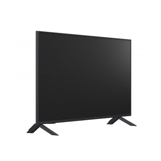 Телевизор LG 43QNED82A3B, 43" 4K QNED HDR Smart TV, 3840x2160, DVB-T2/C/S2, Alpha 7 AI Processor, HDR10 / HLG, webOS 25 ThinQ, VRR / ALLM / HGiG, 4K Upscaling, WiFi 5, Voice Controll, Bluetooth 5, AirPlay 2, LAN, CI, HDMI, SPDIF, Google Cast, 2 pole 