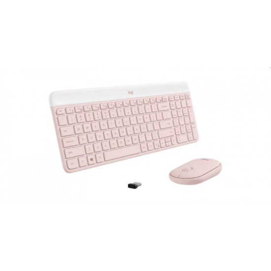 Клавиатура Logitech MK470 Slim Combo   - ROSE - US INT'L - INTNL-973