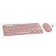 Клавиатура Logitech Pebble 2 Combo - TONAL ROSE - US INT'L - 2.4GHZ/BT - N/A - INTNL-973 - UNIVERSAL Клавиатура Logitech Pebble 2 Combo - TONAL ROSE - US INT'L - 2.4GHZ/BT - N/A - INTNL-973 - UNIVERSAL
