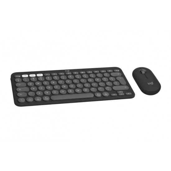Клавиатура Logitech Pebble 2 Combo for Mac - TONAL GRAPHITE - US INT'L - BT - N/A - INTNL-973 - MAC Клавиатура Logitech Pebble 2 Combo for Mac - TONAL GRAPHITE - US INT'L - BT - N/A - INTNL-973 - MAC