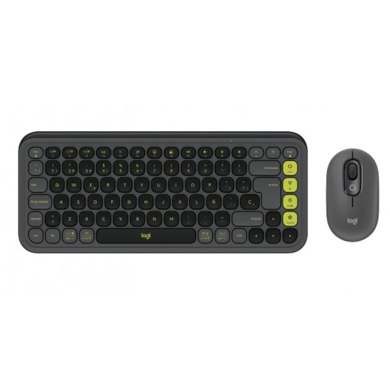 Клавиатура Logitech Pop Icon Combo - Graphite - US INT'L - BT - N/A - INTNL-973 Клавиатура Logitech Pop Icon Combo - Graphite - US INT'L - BT - N/A - INTNL-973
