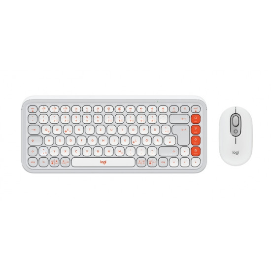 Клавиатура Logitech Pop Icon Combo - White - US INT'L - BT - N/A - INTNL-973 Клавиатура Logitech Pop Icon Combo - White - US INT'L - BT - N/A - INTNL-973