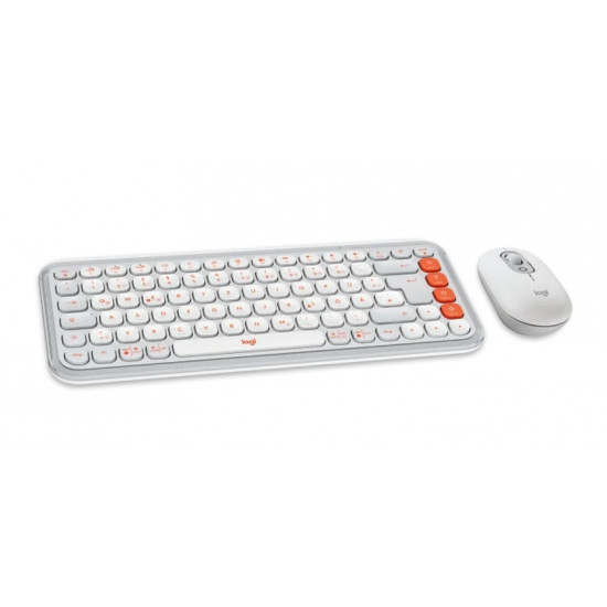Клавиатура Logitech Pop Icon Combo - White - US INT'L - BT - N/A - INTNL-973 Клавиатура Logitech Pop Icon Combo - White - US INT'L - BT - N/A - INTNL-973