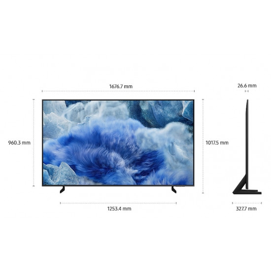 Телевизор Samsung QLED 75Q8F, 189 cm, Smart, 4K Ultra HD, 50Hz Model 2025 Телевизор Samsung QLED 75Q8F, 189 cm, Smart, 4K Ultra HD, 50Hz Model 2025