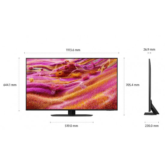 Телевизор Samsung Neo QLED 50QN90F, Ultra HD 4K, Mini LED, Smart, HDR, 120Hz (Up to 165Hz) Model 2025 Телевизор Samsung Neo QLED 50QN90F, Ultra HD 4K, Mini LED, Smart, HDR, 120Hz (Up to 165Hz) Model 2025