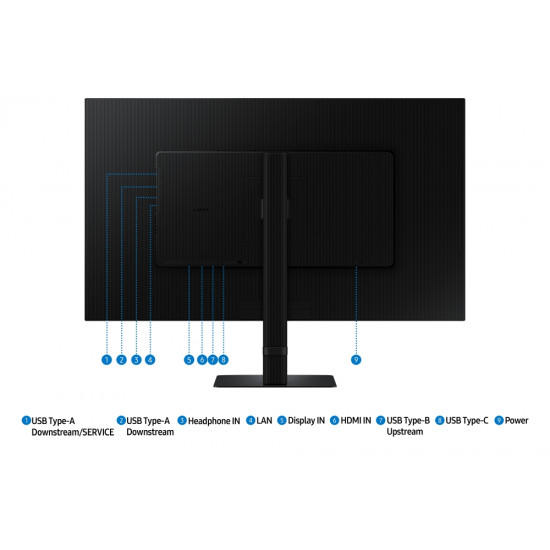 Samsung 32D800 32" VA LED, 3840x2160 PBP, PIP, USB-C 90W, USB 3.0, DP, HDMI Black Samsung 32D800 32" VA LED, 3840x2160 PBP, PIP, USB-C 90W, USB 3.0, DP, HDMI Black