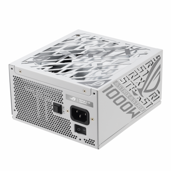 Захранващ блок ASUS ROG STRIX 1000W White Edition, 80+ Platinum PCIe 5.1, Fully Modular Захранващ блок ASUS ROG STRIX 1000W White Edition, 80+ Platinum PCIe 5.1, Fully Modular