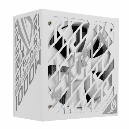 Захранващ блок ASUS ROG STRIX 1000W White Edition, 80+ Platinum PCIe 5.1, Fully Modular Захранващ блок ASUS ROG STRIX 1000W White Edition, 80+ Platinum PCIe 5.1, Fully Modular