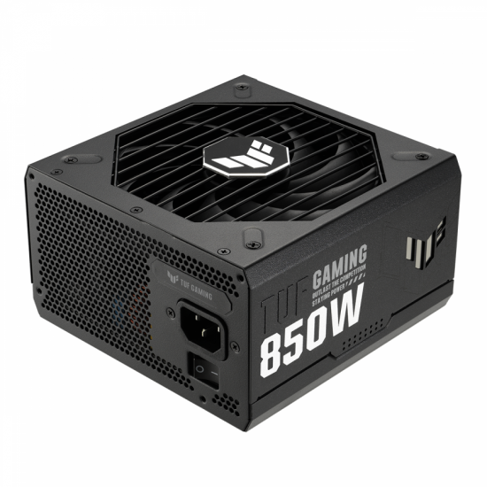 Захранващ блок ASUS TUF Gaming 850W, 80+ Gold PCIe 5.0, Fully Modular Захранващ блок ASUS TUF Gaming 850W, 80+ Gold PCIe 5.0, Fully Modular