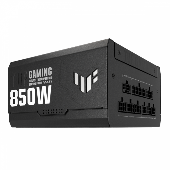 Захранващ блок ASUS TUF Gaming 850W, 80+ Gold PCIe 5.0, Fully Modular Захранващ блок ASUS TUF Gaming 850W, 80+ Gold PCIe 5.0, Fully Modular