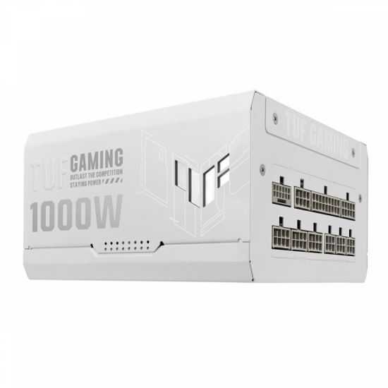 Захранващ блок ASUS TUF Gaming White 1000W Захранващ блок ASUS TUF Gaming White 1000W
