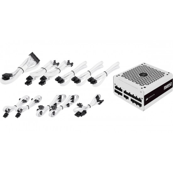 Захранващ блок Corsair RM850 White, 80+ GOLD 850W, Fully Modular
