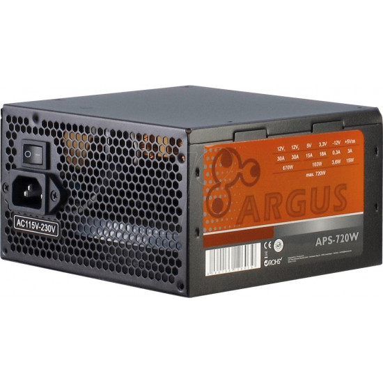 Захранващ блок Inter Tech Argus APS-720W, 720W, ATX, 80+ Захранващ блок Inter Tech Argus APS-720W, 720W, ATX, 80+