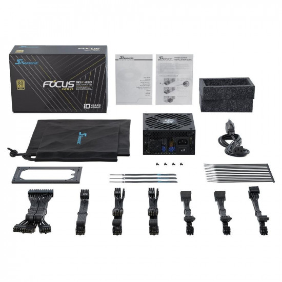 Захранващ блок Seasonic FOCUS 650SGX, 650W, 80+ GOLD Захранващ блок Seasonic FOCUS 650SGX, 650W, 80+ GOLD