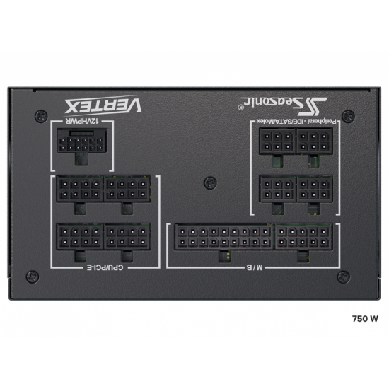 Захранващ блок Seasonic VERTEX PX-750W, 750W, 80+ Platinum, ATX 3.0, Fully Modular Захранващ блок Seasonic VERTEX PX-750W, 750W, 80+ Platinum, ATX 3.0, Fully Modular