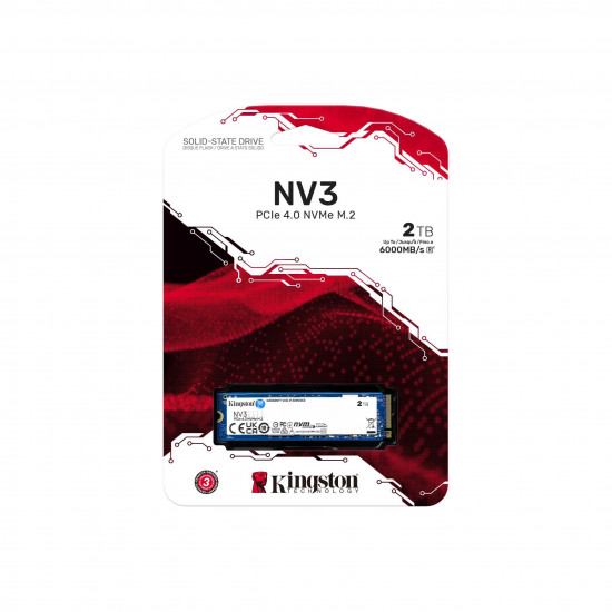 SSD KINGSTON NV3 M.2-2280 PCIe 4.0 NVMe 2000GB SSD KINGSTON NV3 M.2-2280 PCIe 4.0 NVMe 2000GB