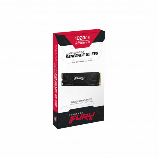 SSD Kingston Fury Renegade G5 NVMe M.2 PCIe 5.0 - 1024GB SSD Kingston Fury Renegade G5 NVMe M.2 PCIe 5.0 - 1024GB