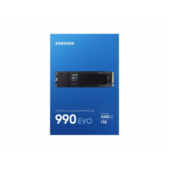 SSD SAMSUNG 990 EVO, 1TB, M.2 Type 2280, PCIe 4.0 x4, NVMe MZ-V9E1T0BW SSD SAMSUNG 990 EVO, 1TB, M.2 Type 2280, PCIe 4.0 x4, NVMe MZ-V9E1T0BW