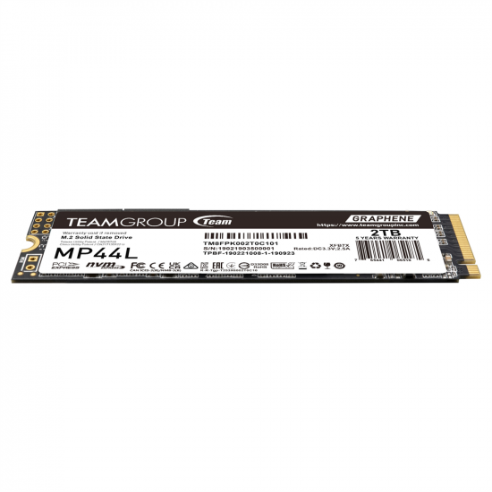 SSD Team Group MP44L, M.2 2280 NVMe, 2TB, PCI-e 4.0 x4 SSD Team Group MP44L, M.2 2280 NVMe, 2TB, PCI-e 4.0 x4