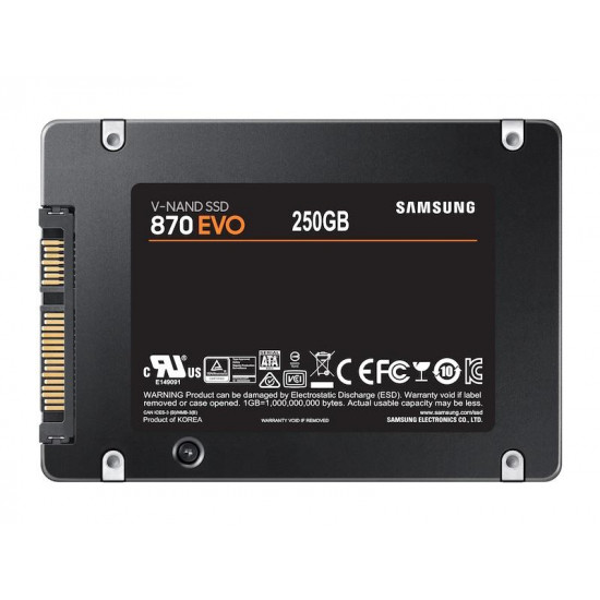 Solid State Drive (SSD) SAMSUNG 870 EVO SATA 2.5”, 1TB, SATA 6 Gb/s, MZ-77E1T0B/EU Solid State Drive (SSD) SAMSUNG 870 EVO SATA 2.5”, 1TB, SATA 6 Gb/s, MZ-77E1T0B/EU