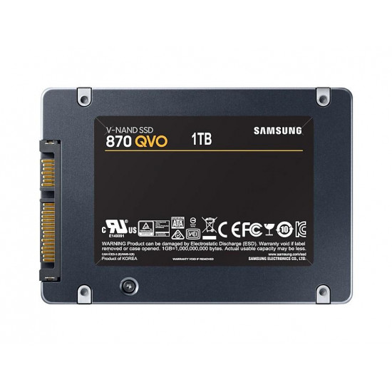 Solid State Drive (SSD) SAMSUNG 870 QVO, 1TB, SATA III, 2.5 inch, MZ-77Q1T0BW Solid State Drive (SSD) SAMSUNG 870 QVO, 1TB, SATA III, 2.5 inch, MZ-77Q1T0BW