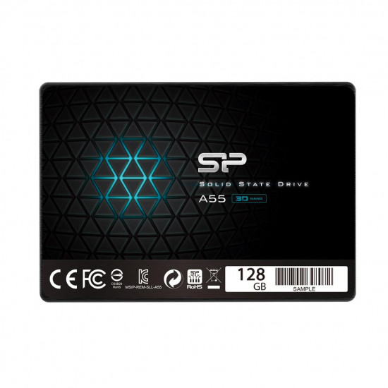Solid State Drive (SSD) SILICON POWER A55, 2.5", 128 GB, SATA3 Solid State Drive (SSD) SILICON POWER A55, 2.5", 128 GB, SATA3