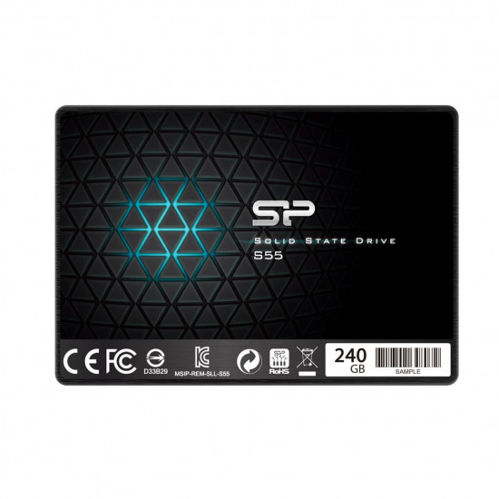 Solid State Drive (SSD) SILICON POWER S55, 2.5", 240 GB, SATA3 Solid State Drive (SSD) SILICON POWER S55, 2.5", 240 GB, SATA3