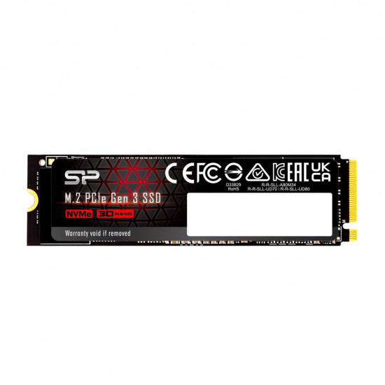 Solid State Drive (SSD) Silicon Power UD80 M.2-2280 PCIe Gen 3x4 NVMe 1000GB Solid State Drive (SSD) Silicon Power UD80 M.2-2280 PCIe Gen 3x4 NVMe 1000GB