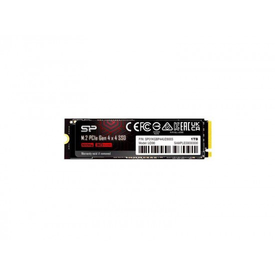 Solid State Drive (SSD) Silicon Power UD90, M.2-2280, PCIe, Gen 4x4 NVMe, 1000GB Solid State Drive (SSD) Silicon Power UD90, M.2-2280, PCIe, Gen 4x4 NVMe, 1000GB