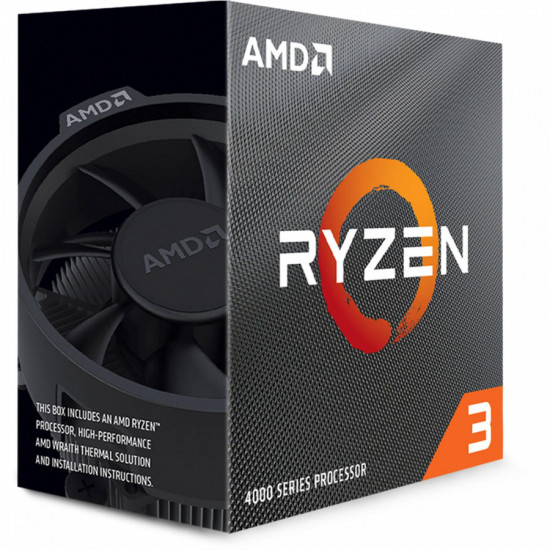Процесор AMD Ryzen 3 4300G, 4 Cores, 8 Threads, 3.8GHz, 6MB Cache, 65W, BOX Процесор AMD Ryzen 3 4300G, 4 Cores, 8 Threads, 3.8GHz, 6MB Cache, 65W, BOX