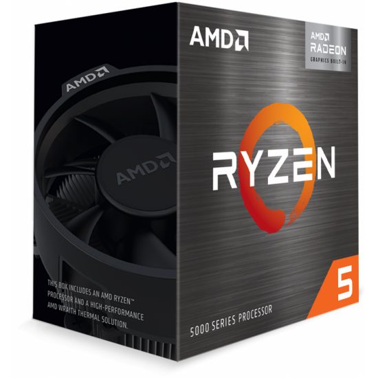 Процесор AMD Ryzen 5 5600G, 3.9GHz(Up to 4.4GHz), 65W, AM4 Процесор AMD Ryzen 5 5600G, 3.9GHz(Up to 4.4GHz), 65W, AM4