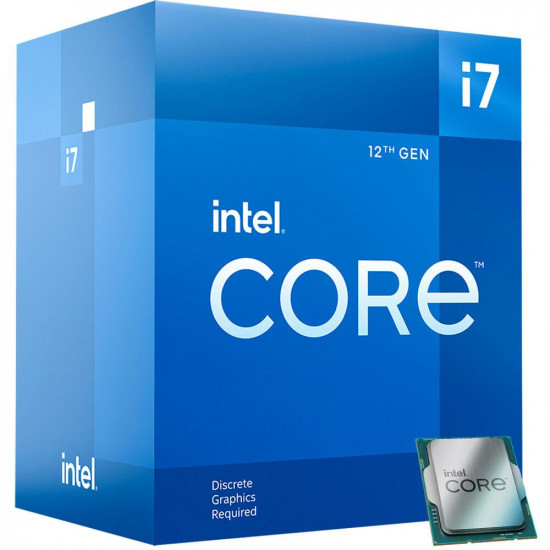 Процесор Intel Alder Lake Core i7-12700F, 12 Cores, 20 Threads(3.60 GHz Up to 4.90 GHz, 25MB, LGA1700), 65W, BOX Процесор Intel Alder Lake Core i7-12700F, 12 Cores, 20 Threads(3.60 GHz Up to 4.90 GHz, 25MB, LGA1700), 65W, BOX