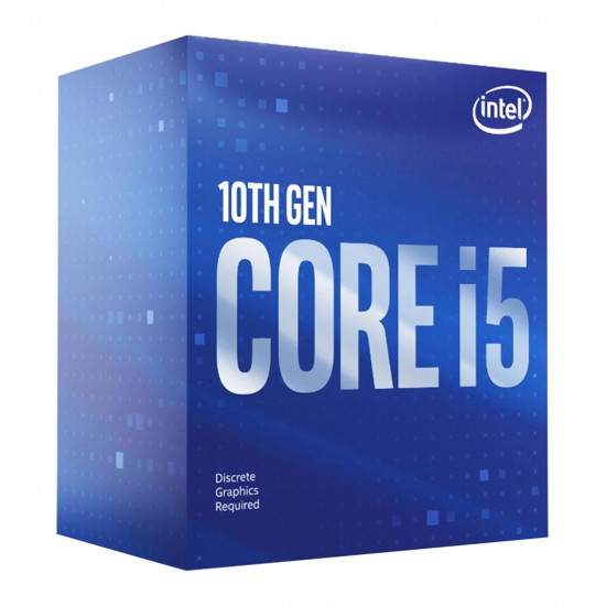 Процесор Intel Comet Lake-S Core I5-10400F 6 cores, 2.9Ghz (Up to 4.30Ghz), 12MB, 65W, LGA1200, BOX Процесор Intel Comet Lake-S Core I5-10400F 6 cores, 2.9Ghz (Up to 4.30Ghz), 12MB, 65W, LGA1200, BOX