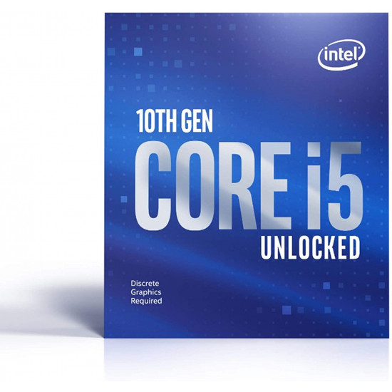 Процесор Intel Comet Lake-S Core I5-10600KF 6 cores 4.1Ghz (Up to 4.80Ghz) 12MB, 125W LGA1200, BOX