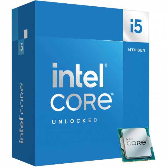 Процесор Intel Raptor Lake i5-14600KF 14 Cores 3.5 GHz (Up to 5.3GHz) 24MB, 125W, LGA1700, BOX, No Graphics Процесор Intel Raptor Lake i5-14600KF 14 Cores 3.5 GHz (Up to 5.3GHz) 24MB, 125W, LGA1700, BOX, No Graphics