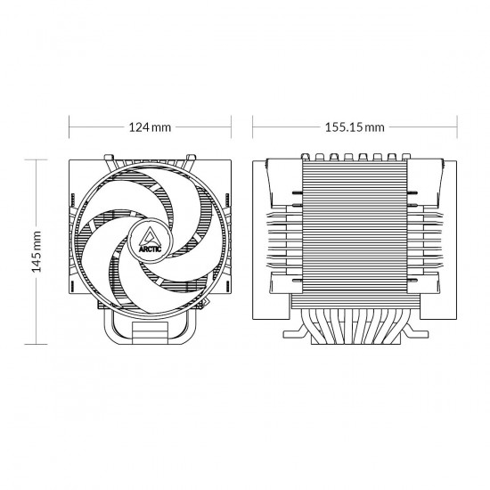 Охладител за процесор ARCTIC Freezer 4U-M - ACFRE00133A Охладител за процесор ARCTIC Freezer 4U-M - ACFRE00133A