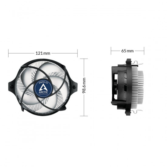 Охладител за процесор Arctic Alpine 23, AM4 Охладител за процесор Arctic Alpine 23, AM4