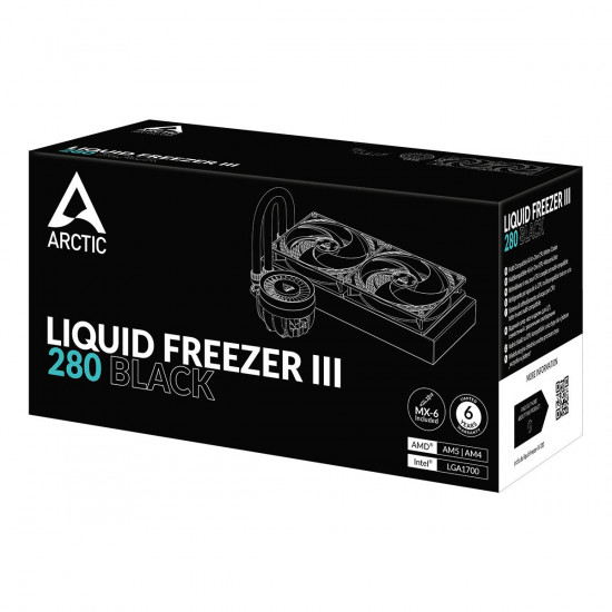Охладител за процесор Arctic Liquid Freezer III 280 Black, ACFRE00135A Охладител за процесор Arctic Liquid Freezer III 280 Black, ACFRE00135A