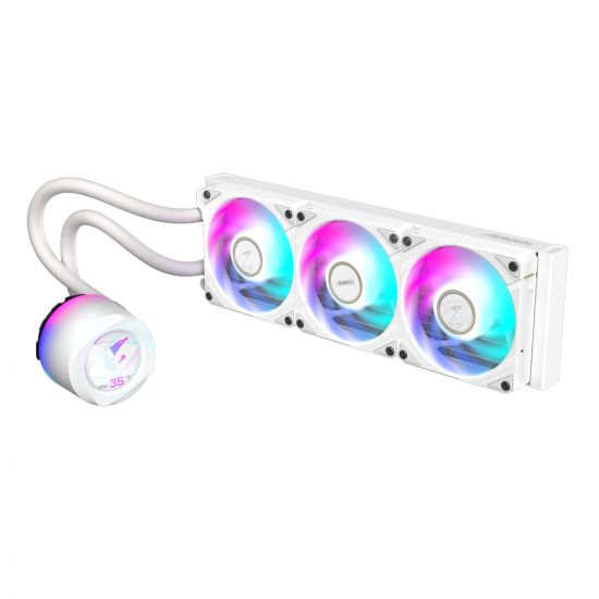 Охладител за процесор Gigabyte AORUS WATERFORCE X II 360 ICE, LCD Display Охладител за процесор Gigabyte AORUS WATERFORCE X II 360 ICE, LCD Display