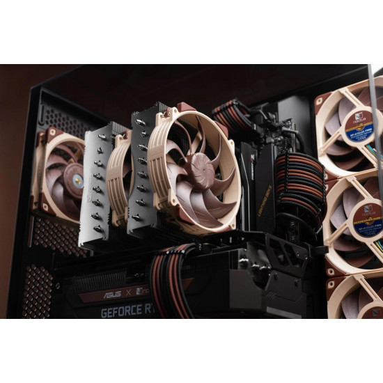 Охладител за процесор Noctua NH-D15 G2 LBC, За сокет LGA1851/1700/2011/AM5/AM4 Охладител за процесор Noctua NH-D15 G2 LBC, За сокет LGA1851/1700/2011/AM5/AM4
