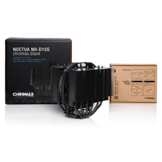 Охладител за процесор Noctua NH-D15S, Chromax.black Охладител за процесор Noctua NH-D15S, Chromax.black