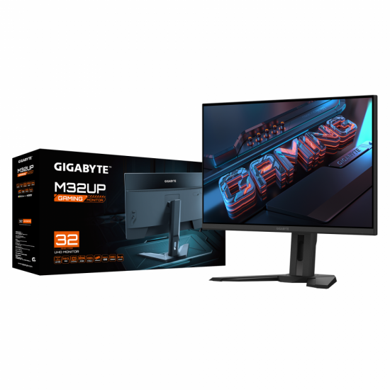 Геймърски Монитор GIGABYTE M32UP - 31.5 SS IPS 4K UHD, 160Hz, 1ms Геймърски Монитор GIGABYTE M32UP - 31.5 SS IPS 4K UHD, 160Hz, 1ms