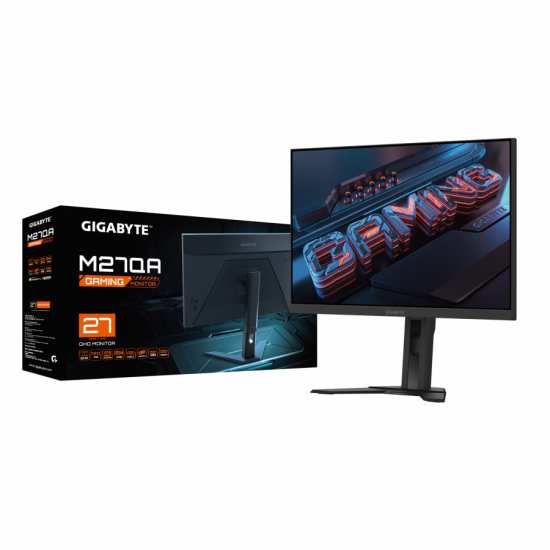 Геймърски Монитор Gigabyte M27QA - 27" IPS QHD(2560x1440), 180hz, 1ms Геймърски Монитор Gigabyte M27QA - 27" IPS QHD(2560x1440), 180hz, 1ms