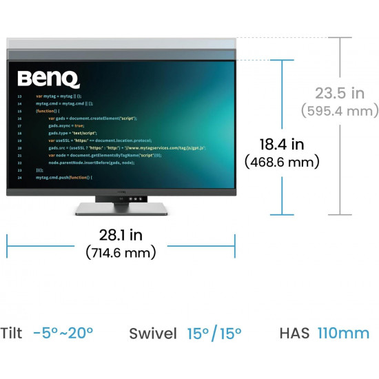 Монитор за програмиране BenQ RD320U, 31.5" Монитор за програмиране BenQ RD320U, 31.5"