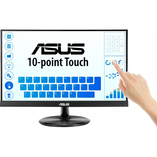 Тъч монитор ASUS VT229H 21.5" FHD (1920x1080), IPS 178° Frameless, HDMI Тъч монитор ASUS VT229H 21.5" FHD (1920x1080), IPS 178° Frameless, HDMI